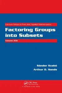 Factoring Groups into Subsets_cover