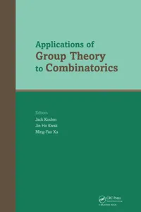 Applications of Group Theory to Combinatorics_cover