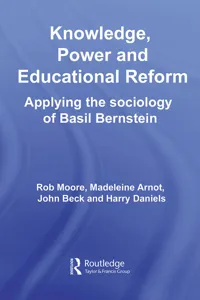 Knowledge, Power and Educational Reform_cover