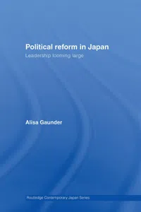 Political Reform in Japan_cover