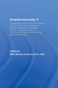 Kinanthropometry X_cover