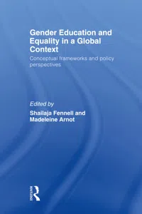 Gender Education and Equality in a Global Context_cover