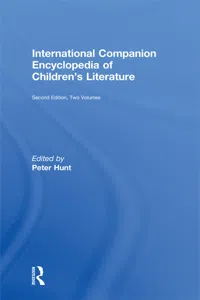 International Companion Encyclopedia of Children's Literature_cover