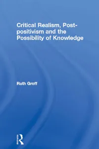 Critical Realism, Post-positivism and the Possibility of Knowledge_cover