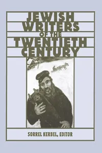 The Routledge Encyclopedia of Jewish Writers of the Twentieth Century_cover