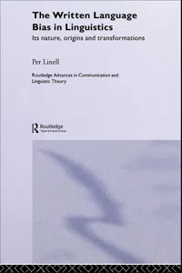 The Written Language Bias in Linguistics_cover