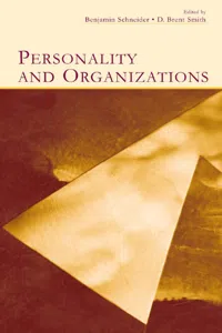 Personality and Organizations_cover