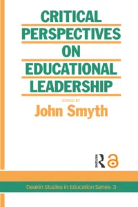 Critical Perspectives On Educational Leadership_cover