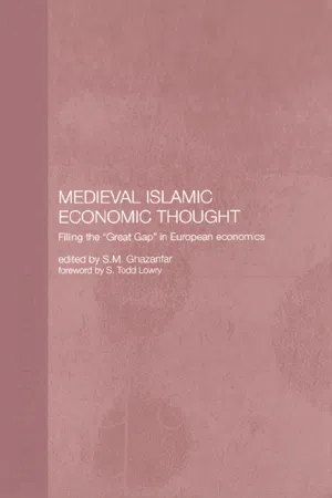 Medieval Islamic Economic Thought