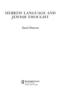 Hebrew Language and Jewish Thought_cover