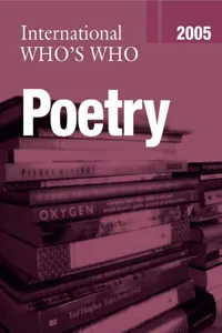 International Who's Who in Poetry 2005_cover