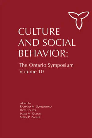 Culture and Social Behavior