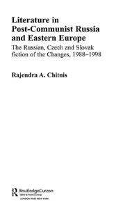 Literature in Post-Communist Russia and Eastern Europe_cover