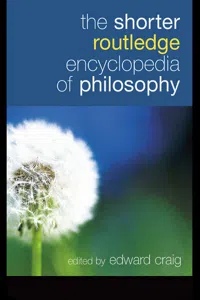 The Shorter Routledge Encyclopedia of Philosophy_cover