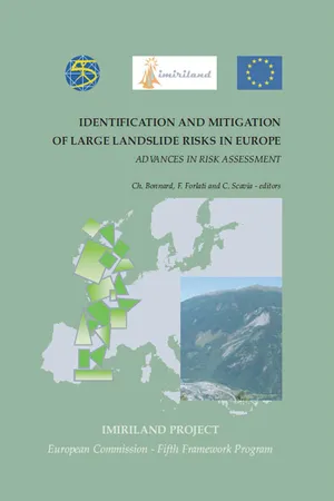 Identification and Mitigation of Large Landslide Risks in Europe