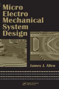 Micro Electro Mechanical System Design_cover