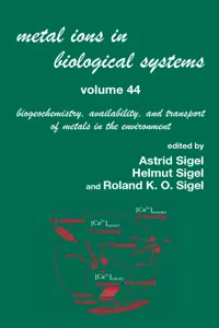 Metal Ions In Biological Systems, Volume 44_cover