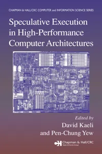 Speculative Execution in High Performance Computer Architectures_cover