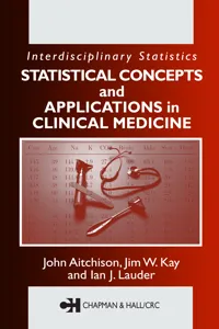 Statistical Concepts and Applications in Clinical Medicine_cover
