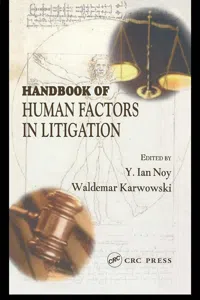 Handbook of Human Factors in Litigation_cover