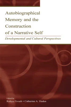 Autobiographical Memory and the Construction of A Narrative Self