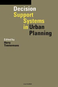 Decision Support Systems in Urban Planning_cover