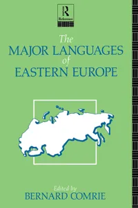 The Major Languages of Eastern Europe_cover