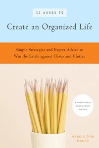 31 Words to Create an Organized Life_cover