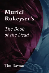 Muriel Rukeyser's the Book of the Dead_cover