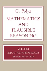 Mathematics and Plausible Reasoning, Volume 1_cover