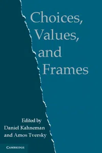 Choices, Values, and Frames_cover