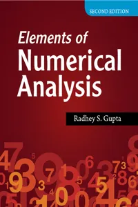 Elements of Numerical Analysis_cover