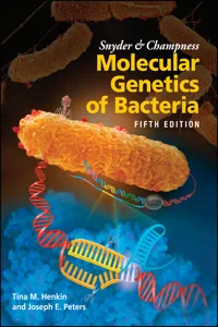 Snyder and Champness Molecular Genetics of Bacteria_cover