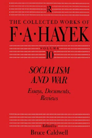 Socialism and War