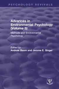 Advances in Environmental Psychology_cover