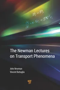 The Newman Lectures on Transport Phenomena_cover