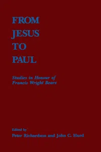 From Jesus to Paul_cover