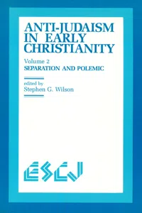 Anti-Judaism in Early Christianity_cover