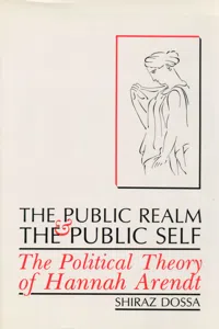 The Public Realm and the Public Self_cover