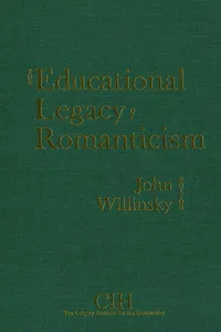 The Educational Legacy of Romanticism_cover