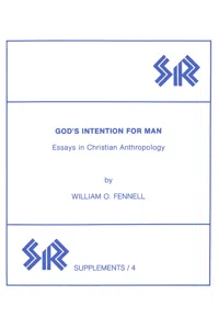 God's Intention for Man_cover