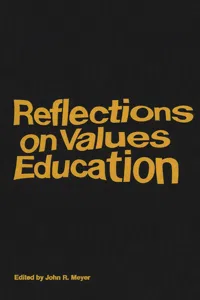 Reflections on Values Education_cover