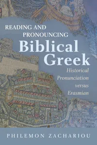 Reading and Pronouncing Biblical Greek_cover