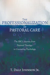 The Professionalization of Pastoral Care_cover