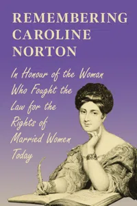 Remembering Caroline Norton_cover