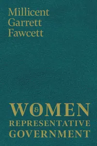 Women and Representative Government_cover