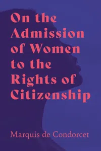 On the Admission of Women to the Rights of Citizenship_cover