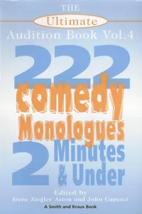 222 Comedy Monologues, 2 Minutes & Under_cover