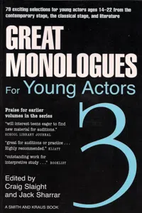 Great Monologues for Young Actors_cover