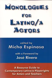 Monologues for Latino/a Actors_cover